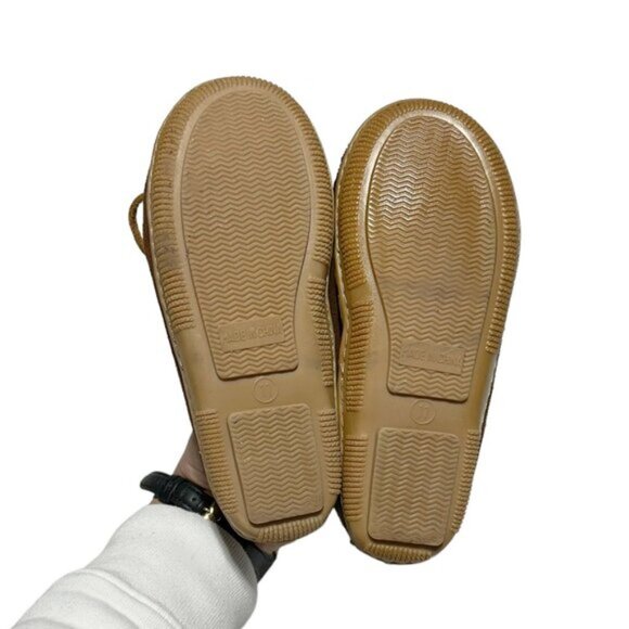 Minnetonka Cassie Slippers for Kids Dark Brown/Cream - Picture 5 of 7